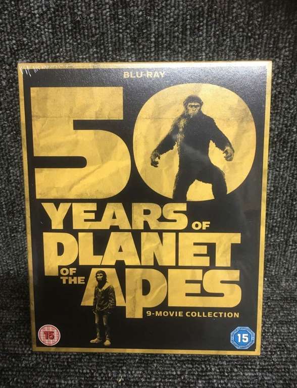 50 Years Of Planet Of The Apes: 9-Movie Collection [Blu-Ray] - £12.75 Delivered With Codes @ soundvisioncollectables / eBay