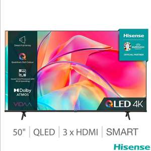 Hisense 50E7KQTUK 50 Inch QLED 4K Ultra HD Smart TV ( 5 year warranty )