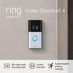 Ring Video Doorbell 4 by Amazon | Wireless Video Doorbell Security Camera with 1080p HD Video with Two-Way Talk £119.99 @ Amazon