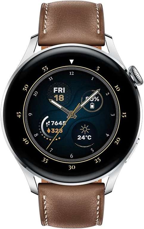 HUAWEI Watch 3 Black Strap or Leather Strap - brown or black - £129 delivered @ Amazon