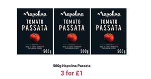 Napolina Passata 500g 3 for £1