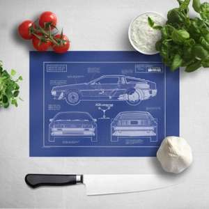 Officially Licensed Chopping Boards (Back To The Future, DC Comics & more) £8.99 delivered - discount at checkout @ IWOOT