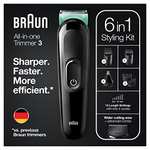 BRAUN MGK3221 6-in-1 Trimmer - Black & Green £17.99 with click and collect @ Currys