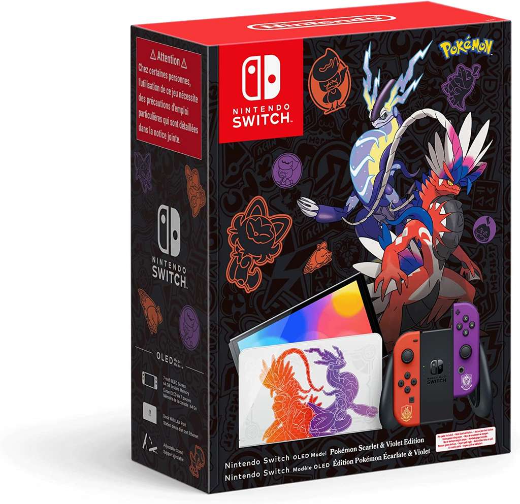 Nintendo Switch Console OLED Model - Pokemon Scarlet and Violet Limited