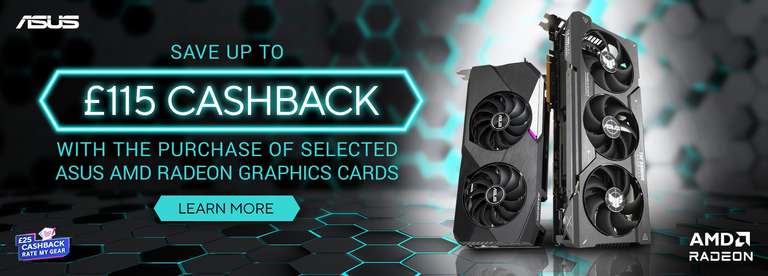 [AMD CARDS ONLY] Receive Up To £115 Cashback When You Purchase Selected Graphics Card From Selected Retailers Via ASUS