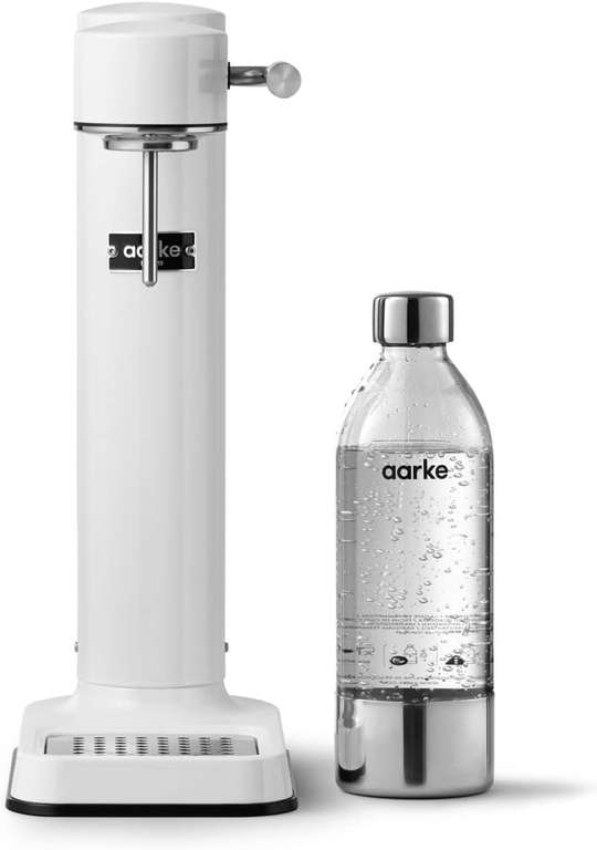 Aarke Carbonator 3, Sparkling Water Maker with Water Bottle, White Finish - £99.99 @ Amazon