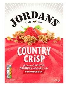Jordan’s Country Crisp Strawberries / Chunky Nuts £1.80 @ Amazon
