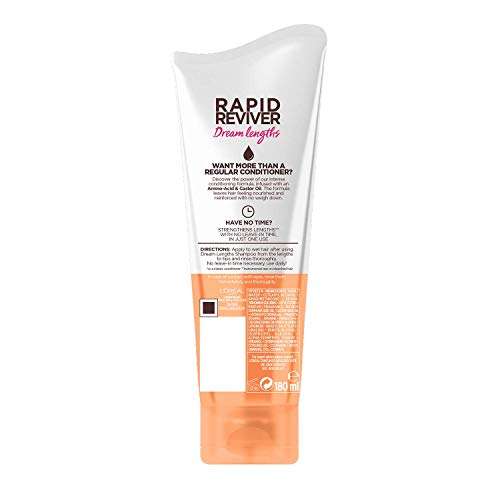 L’Oreal Elvive Dream Lengths Rapid Reviver Power Conditioner, 180ml £2.85/£2.55 S&S