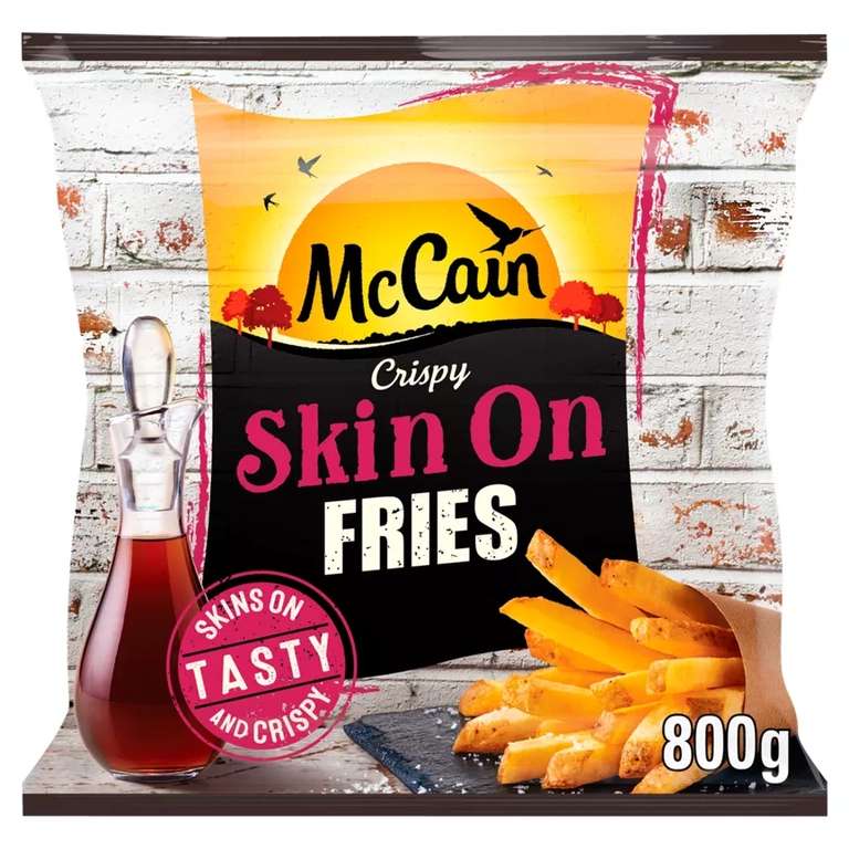 McCain Crispy Skin On Fries 800g