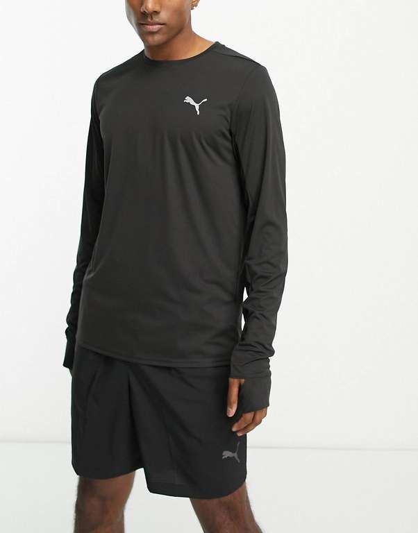 Puma run long sleeve running top £7.50 with code + £4.50 delivery at ASOS