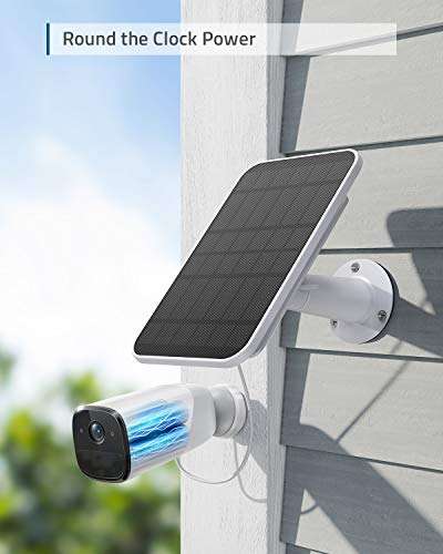 eufy 2.6W Solar Panel - IP65 Weatherproof / Compatible with eufyCam in Black and White £32.99 prime exclusive @ Anker / Amazon
