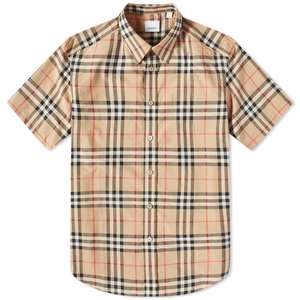 Burberry Short Sleeve Caxton Check Shirt £169.50 with code @ End Clothing