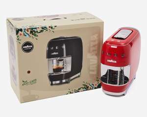 SMEG X LAVAZZA Red Smeg Capsule Coffee Machine 900ml - Free C&C