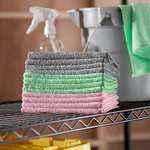 Amazon Brand Green, Grey and Pink Microfibre Cleaning Cloth, 48-Pack - £10.79 @ Amazon
