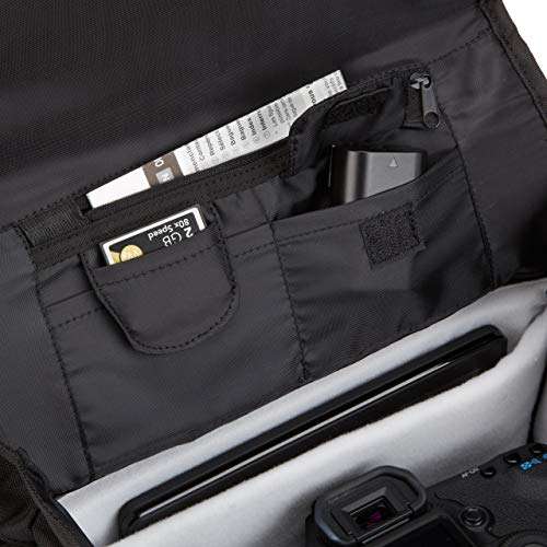 Amazon Basics DSLR Gadget Messenger Bag Medium, Black with Grey Interior £11.14 @ Amazon