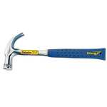 Estwing ESTE328C E3/28C 24oz English Pattern Curved Claw Hammer, Smooth Face, Shock Reduction Grip