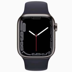 Apple Watch Series 7 41mm GPS & Cellular Excellent Used 32GB Unlocked Black At Checkout @ Giffgaff