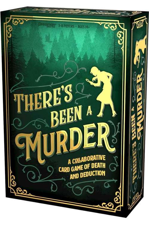 There's Been a Murder: Solve the Crime & Catch the Killer Before Time Runs Out | Family Murder Mystery Party Game | For 3-8 Players Ages 14+