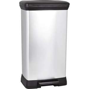 Curver 50L Deco Bin - Silver - £24.99 + £3.95 Standard Delivery/Collection @ The Range