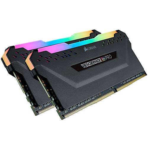 Corsair Vengeance RGB PRO 32GB (2x16GB) DDR4 3600 (PC4-28800) C18 Desktop Memory – Black £88 @ Amazon