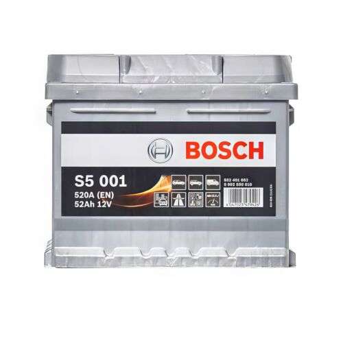 Bosch S5 063 12V Car Battery 4 Year Guarantee 52Ah 520CCA 12V 0/1 B13 - £61.16 delivered with code @ eBay / carpartssaver