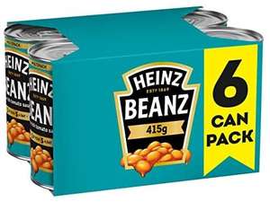 Heinz Baked Beanz, 6 x 415g - £3.25 (£2.76 with Sub and save ) @ Amazon