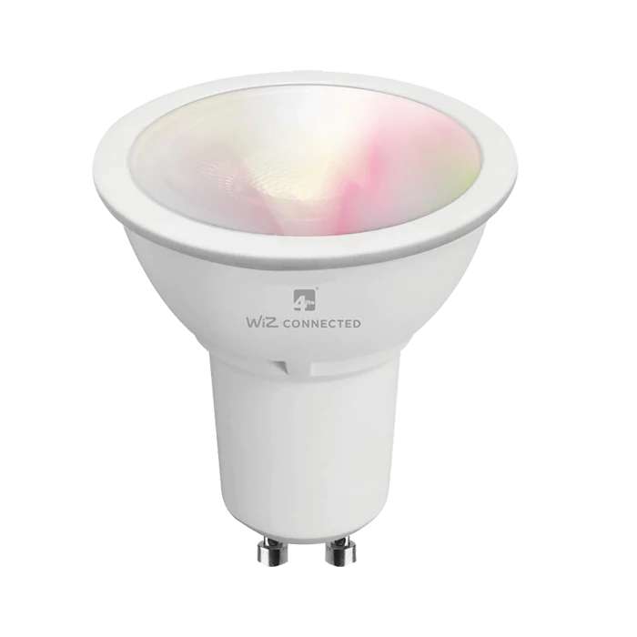 WiZ Connected SMART Wi-Fi GU10 Bulb - Warm White - £4 - Free Click & Collect @ Wickes