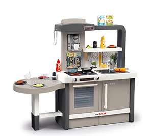 Smoby 312300 Grey Tefal 40pc Large Play Kitchen | Cool Features Like Magic Boil Function | Ages 3 £48.57 @ Amazon
