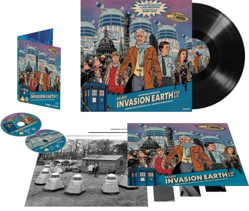 Daleks' Invasion Earth: 2150 A.D. Vinyl Collector's Set [4k+Blu-ray]