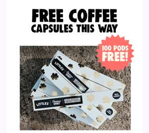 100 Free Coffee Capsules - Just Pay Postage - Sold By We Are Littles