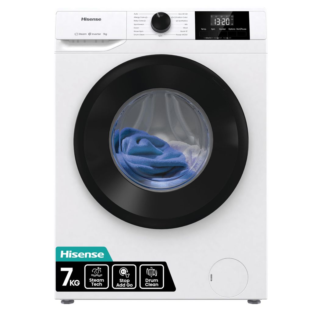 Hisense WF1G7021BW 7KG Front Load Inverter Washing Machine Steam Wash-Quick Wash-15 Programs 1200RPM - VG / Like New £169.57 @ Amazon Resale