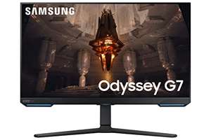 Samsung Odyssey G7 LS32BG700EUXXU 32" 4K UHD IPS Gaming Monitor with Speakers - 3840x2160, HDMI 2.1, 144Hz