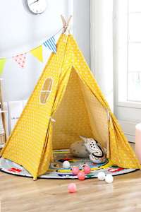 Kids Canvas Teepee Tent Play House