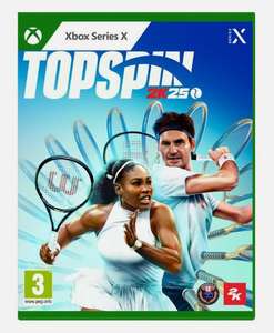 Top Spin 2k25 Xbox Cross Gen Series S/X Xbox ONE also PS5 with code - The Game Collection Outlet