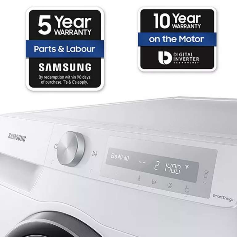 Samsung Series 6 WW90T684DLH Freestanding ecobubble £599 / £449 with £150 trade in (any washing machine) @ John Lewis & Partners