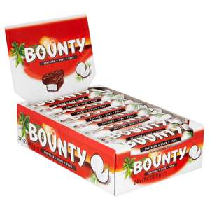 Box of 24x Dark Bounty Red 57g Twin Chocolate Bars (BBE 03/07/22) - £10 + free delivery @ Yankee Bundles