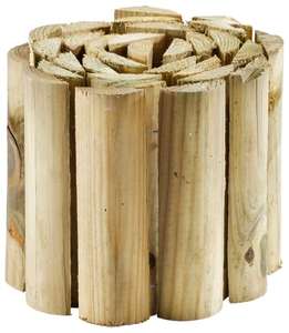 Wickes Timber Border Log Edging Roll - 150 x 1500mm (free c+c)