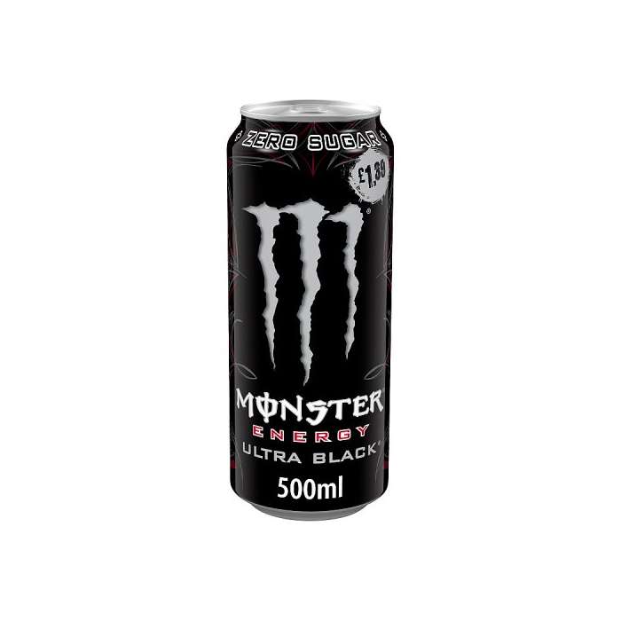Monster Energy - Ultra Black 500ml