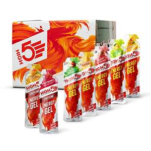 HIGH5 Energy Gel Caffeine Quick Release Energy On The Go From Natural Fruit Juice (Mixed, 20 x 40g) - £9.35 @ Amazon