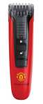 Remington Manchester United Beard Boss Cordless Beard/Stubble Trimmer Inc EDGEStyler & Adjustable Comb with 9 Length Settings, Black and Red