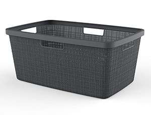 CURVER Jute Laundry Basket - Grey £6 @ Amazon