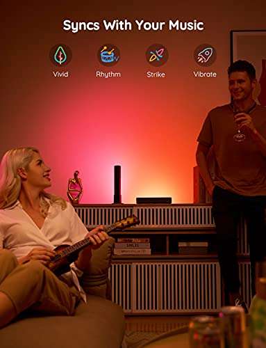Govee LED Light Bars, Smart WiFi RGBIC TV Backlight Work with Alexa & Google Assistant £41.99 with voucher @ Amazon /Govee UK