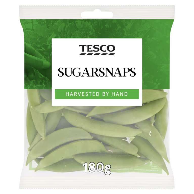 Tesco Sugarsnap Peas 180g - Clubcard Price