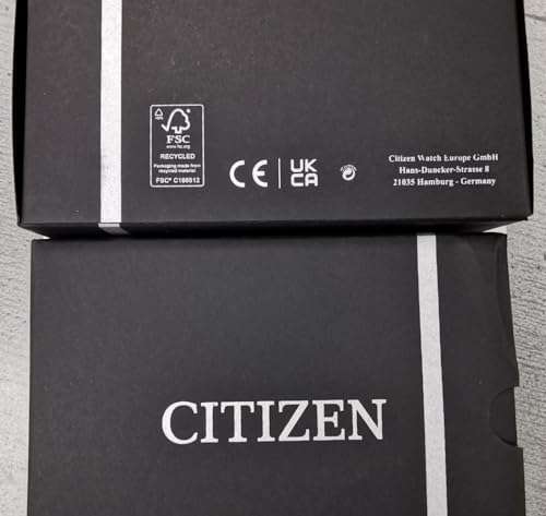 Citizen Men's Watch Analogue Eco-Drive, 43mm, mineral glass.