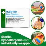 Plasters-HypaPlast Blue Visually Detectable Plasters, 7.2x2.5cm (Pack of 100) £3.10 @ Amazon