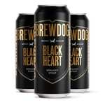 Brewdog Black Heart Stout 4 X 440ml cans - £4 (Clubcard Price) at Tesco