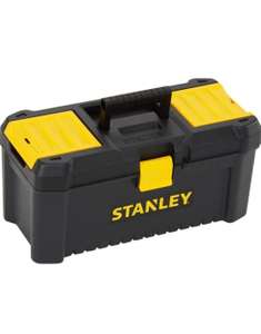 Stanley STST1-75517 Essential 16" Toolbox with Plastic Latches, Black/Yellow £9 @ Amazon