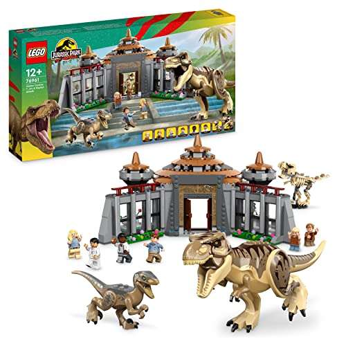 LEGO 76961 Jurassic Park: Visitor Centre: T. Rex & Raptor Attack Age 12+ 693pcs