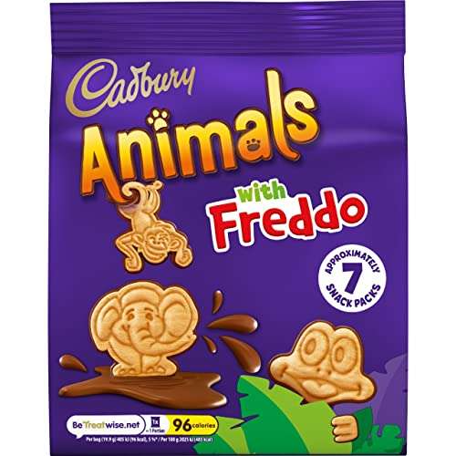 Cadbury Animals Mini Biscuits, 7 x 19.9g - 15 - £5.70 via Amazon Business (38p per multipack)