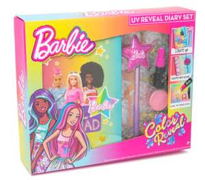 Barbie Colour Reveal UV Reveal Diary Set free click & collect @ The Entertainer